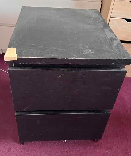 Photo of free IKEA malm bedside drawers (Brownsover CV21) #3
