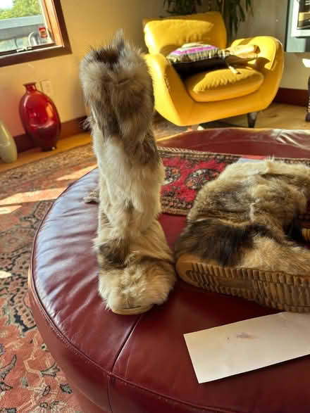 Photo of free size 6.5-7 fur boots (Berkeley) #2