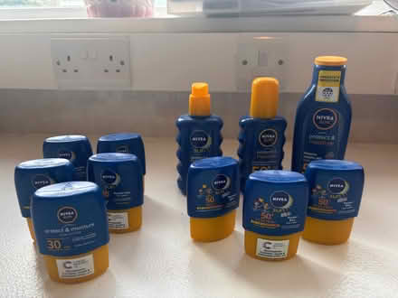 Photo of free Nivea Sun Cream Bottles (Steeple Aston OX25) #1
