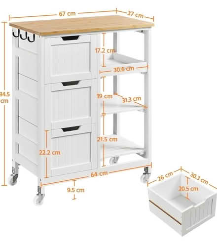 Photo of free Kitchen Storage Trolley (Battersea, SW11) #2