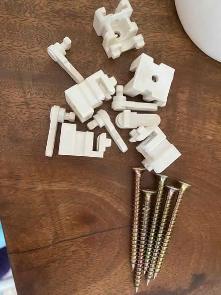 Photo of free curtain tracks x 2 (with fixings) (Axminster) #2