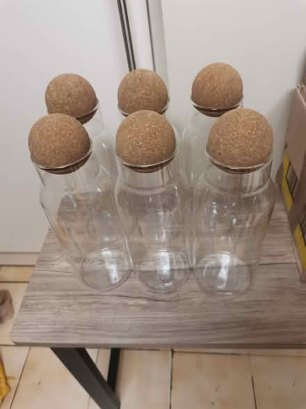 Photo of free 9 Mini Glass Bottles + 6 Glass Jars (St Austell, PL25) #2