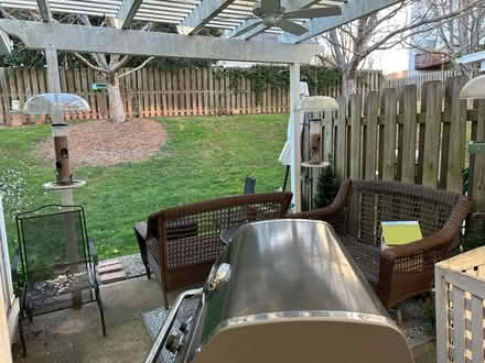 Photo of free 8’ x 10’ white metal pergola (North Raleigh) #4