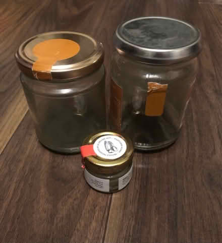 Photo of free Glass jars with lids (Latchford WA4) #1