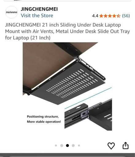 Photo of free Laptop (Under Desk) Mount (Bowie) #3