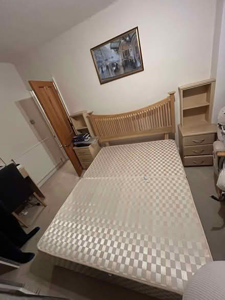 Photo of free King Divan Bedframe with Drawers (Headington Quarry OX3) #1