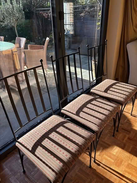 Photo of free 6x metal dining chairs (Cobham, KT11) #1