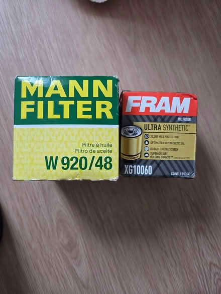 Photo of free Car oil filters (Elms Farm Estate) #1