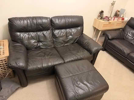 Photo of free Sofa set with foot stool (Mortonhall EH16) #2