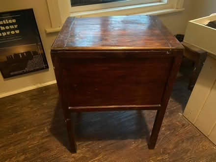 Photo of free Wood storage box (needs TLC) (BN2 Hartington road) #1