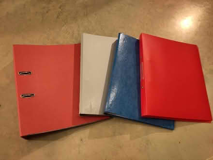 Photo of free A4 folders. Good condition (Wallands Park BN7) #1