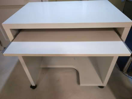 Photo of free Computer table/desk on casters (Arlington, ma) #2