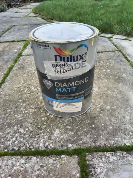 Photo of free Dulux yellow paint, interior, nearly 5 litres (New Marston OX3) #1