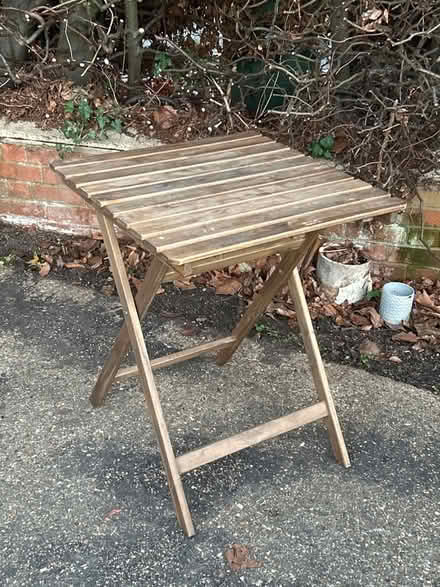 Photo of free Fold our garden table (Trumpington Ward CB2) #1