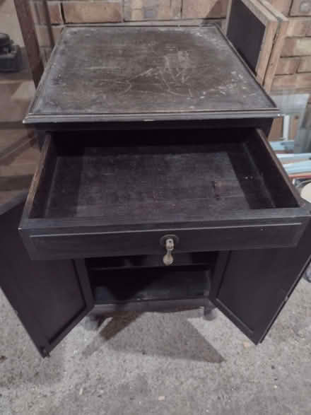 Photo of free Dark wood carved cabinet (Leigh Beck SS8) #3