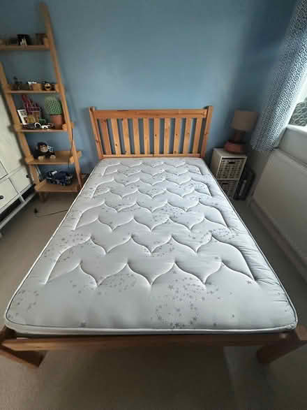 Photo of free Double Bed Frame plus Mattress (Brighton Hill RG22) #2