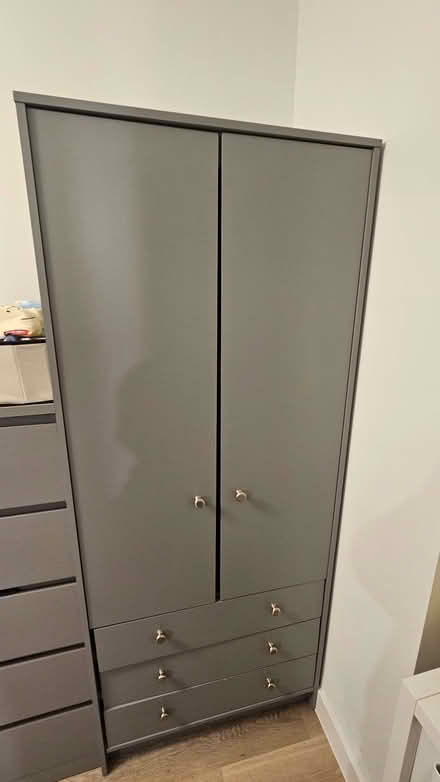 Photo of free Grey wardrobe (Latimer Road W12) #1