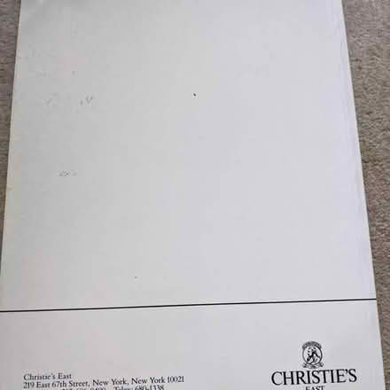 Photo of free Christie's 1989 antique guide book (Hastings TN34) #2