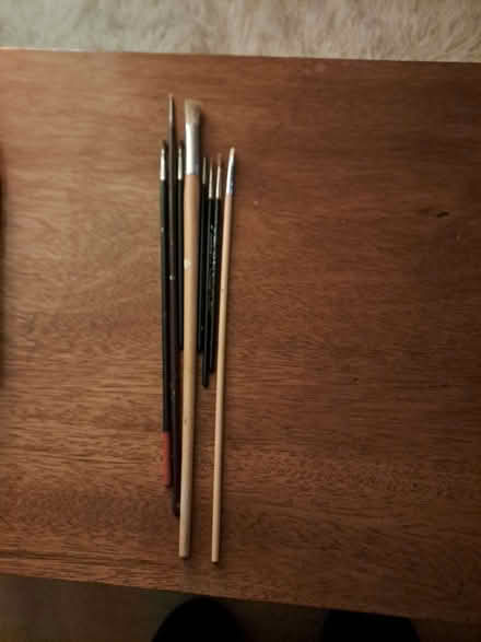 Photo of free Handful of paintbrushes (Sherrard's Green WR14) #1