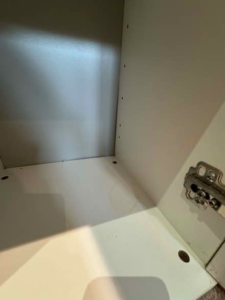 Photo of free Tall white bathroom shelves (RG40 Central Wokingham) #3