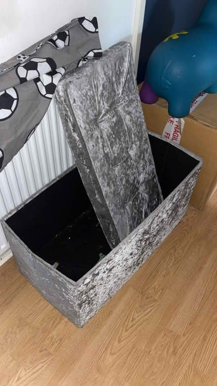 Photo of free Crushed velvet storage box (Bromley south) #1