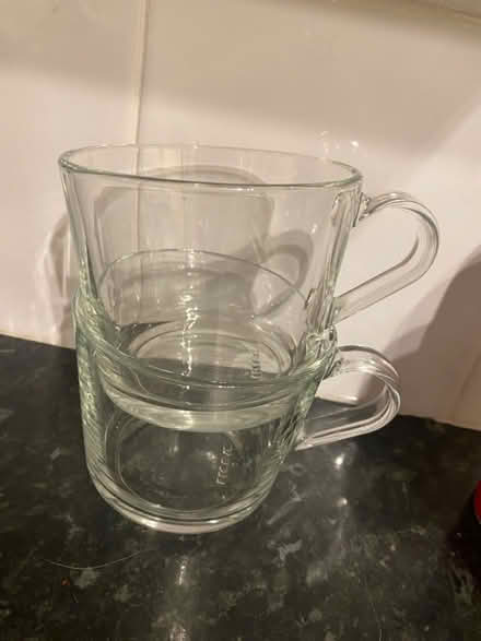 Photo of free 2 x glass mugs (Perdiswell WR3) #1