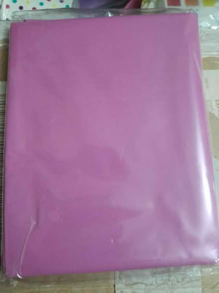 Photo of free Pink disposable tablecloth (Smiths Estate OX28) #1