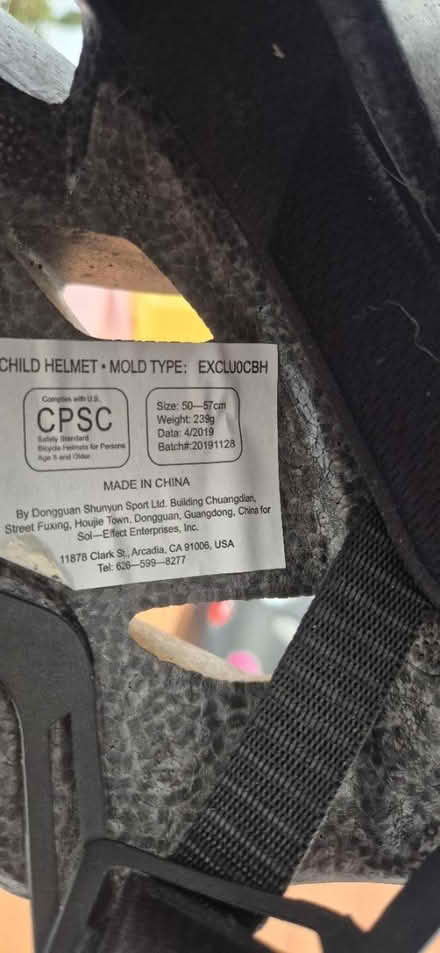 Photo of free Kids bike helmets (YO15, south side) #3