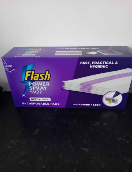 Photo of free Flash power spray mop pads x 8 (Blandford DT11) #1
