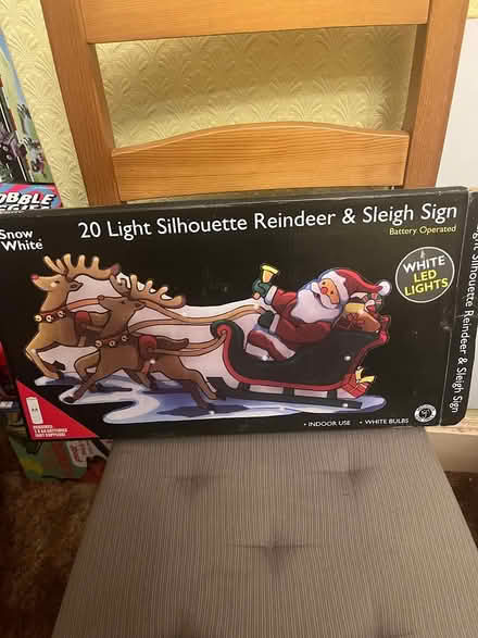 Photo of free Santa sleigh window light (Maidstone ME15) #1