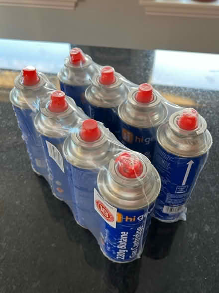 Photo of free Hi Gear butane gas cartridges 220g (DY13 Burlish Area) #1