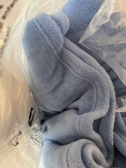 Photo of free Like new king fleece blanket (Camden and Leigh) #3