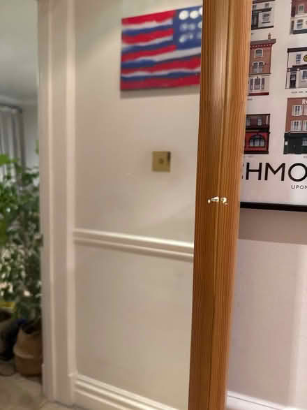 Photo of free Wooden full length mirror (Richmond) #2