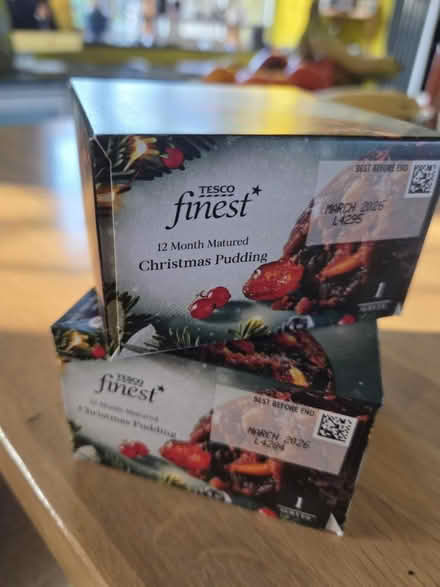 Photo of free 2 small christmas puddings (Letchworth) #1