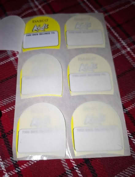 Photo of free Six stickers for kids shoes (Hanworth TW13) #1