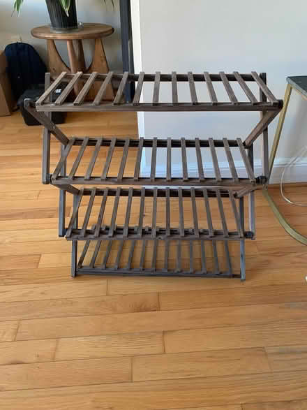 Photo of free Collapsible shoe rack (Dupont) #1