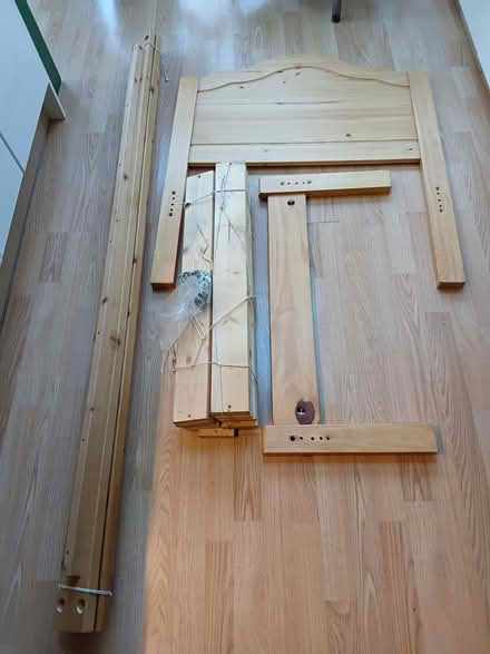 Photo of free Pine bed frame (Bishop's Castle SY9) #1