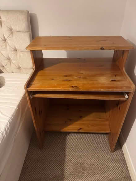 Photo of free Pine computer desk (Cowley OX4) #4