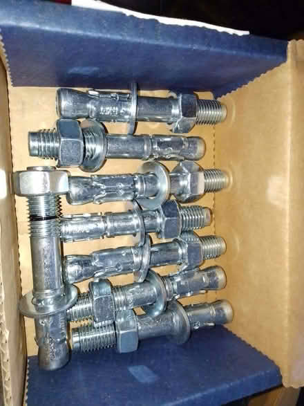 Photo of free 8x Rawlplug XPT Throughbolts M16 x 105mm (Park Gate SO31) #1