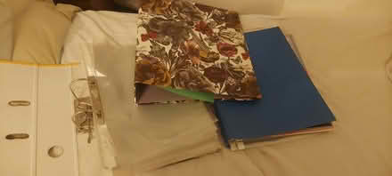 Photo of free 2 lever arch and 1 A4 folder and many plastic envelopes for folders (Kingsholm GL1) #1