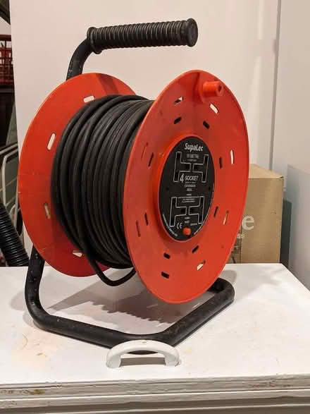 Photo of free Supalec 50m 4 socket extension reel (St Boswells TD6) #1
