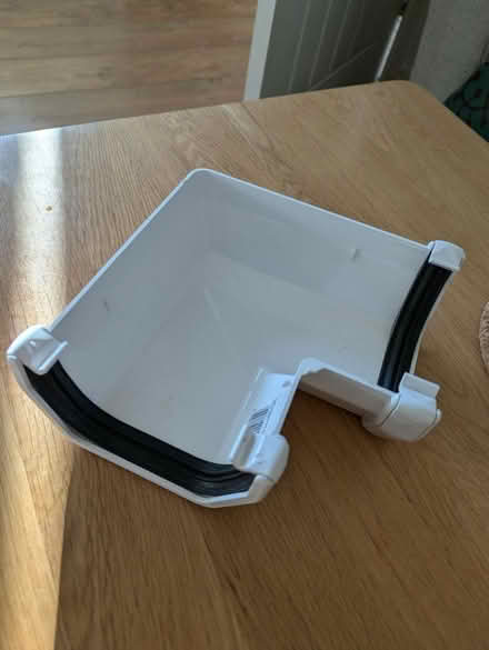 Photo of free White corner guttering (Asfordby: LE14) #1
