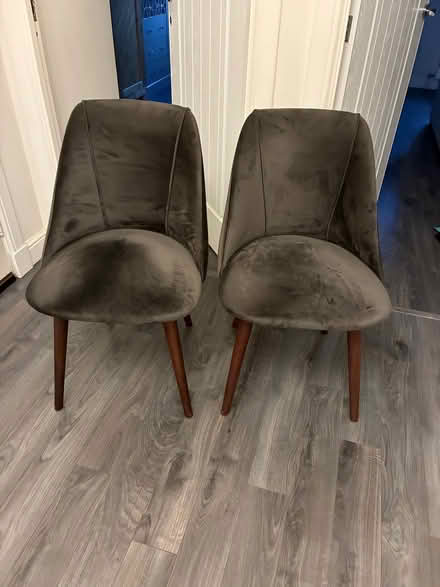 Photo of free Set of 2 brown dining chairs (Craigleith EH4) #1