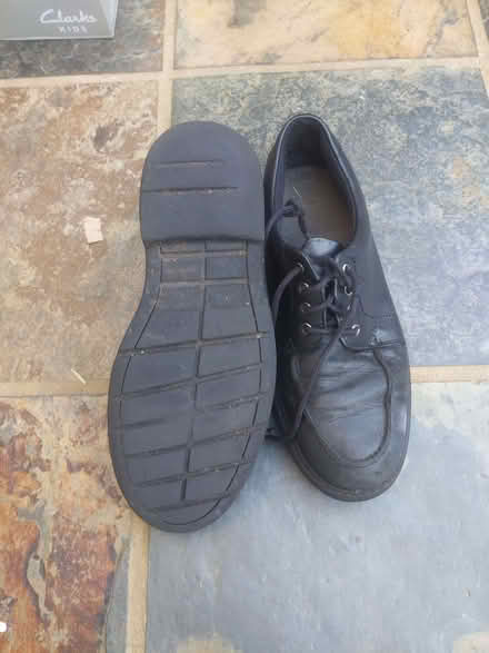 Photo of free Clarks school/black semi-formal shoes size 6 (Woking GU22) #2