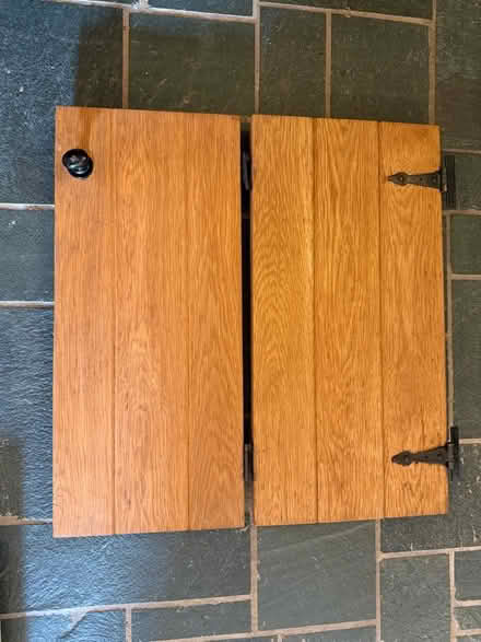 Photo of free Cupboard doors - x 5 solid oak (Clifton CA10) #1