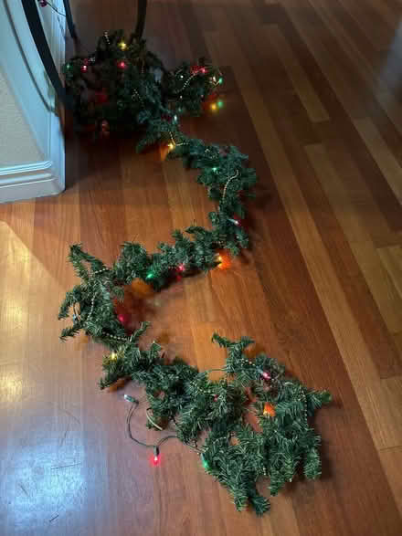 Photo of free Garland with lights and gold beads (South Orinda) #1