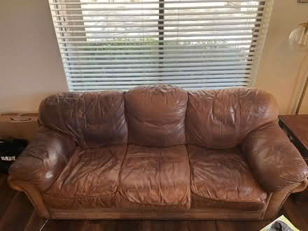 Photo of free 2 Couches w/ Ottomans (Richardson) #3