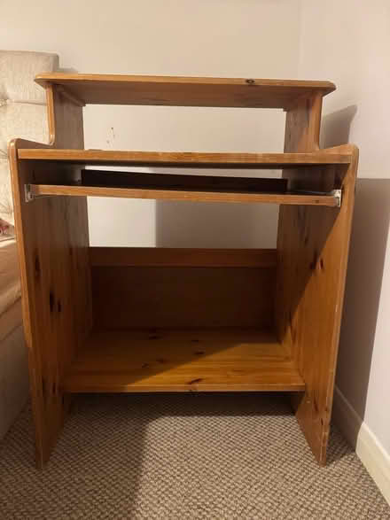 Photo of free Pine computer desk (Cowley OX4) #2