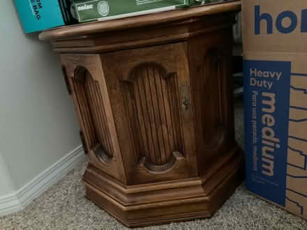 Photo of free End table with storage (Hartwell park area) #1