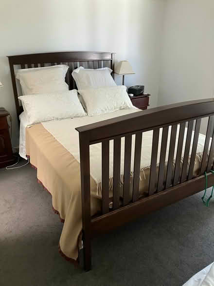 Photo of free Couch, desk & beds inc mattresses (Kew near Kew Junction) #2